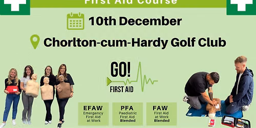 First Aid Training - Chorlton-cum-Hardy Golf Club