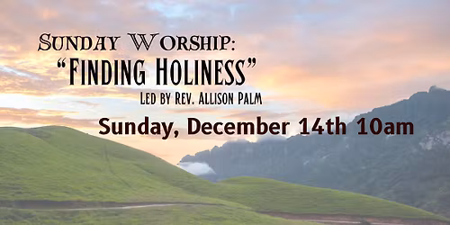 Finding Holiness