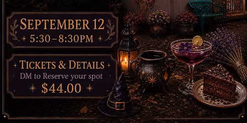 \ud83c\udf20SOLD OUT \ud83d\udcab\ud83e\uddc2\ud83c\udf3f\ud83e\udebb\u2665\ufe0f \u2728An Enchanted Evening of Practical Magic\u2728