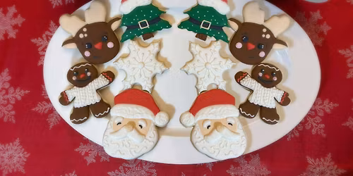 CHRISTMAS Beginners Royal Icing COOKIE Decorating!