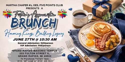 Father’s Day Appreciation Brunch hosted by OES/Five Points Club