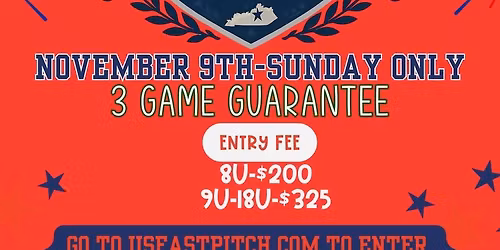 KY USFA HONOR OUR VETERANS 3GG SUNDAY ONLY ON TURF AT FISHER PARK