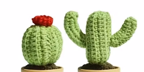 Adult & child- Intro to crochet- Crochet a cacti