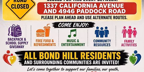 Bond Hill Community Give Back Event 