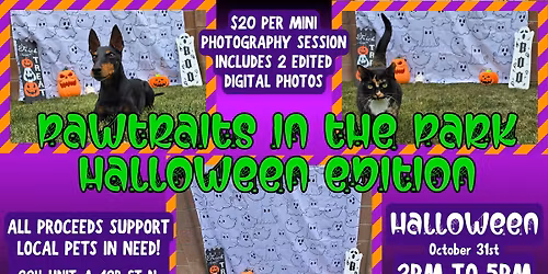 Pawtraits in the Park: Halloween Edition by PAACT!