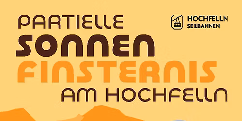 Partielle Sonnenfinsternis a Hochfelln