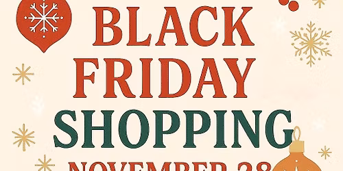Black Friday POP UP SHOP\u2728