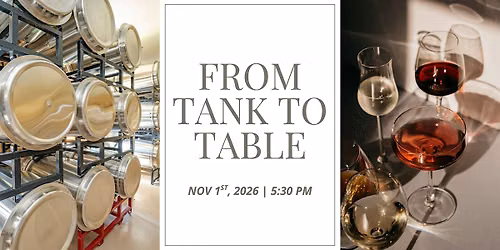 From Tank to Table