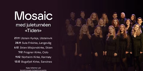 Julekonsert med Mosaic - Frogner kirke