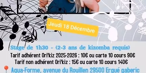 \u2728 Master Class Kizomba inter 2 \u00e0 Quimper \u2728