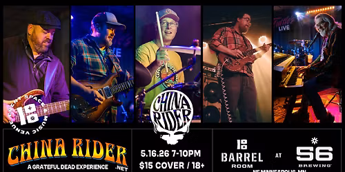 China Rider a Grateful Dead Experience at 56 Brewing