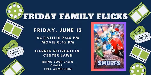Friday Family Flicks-Smurfs
