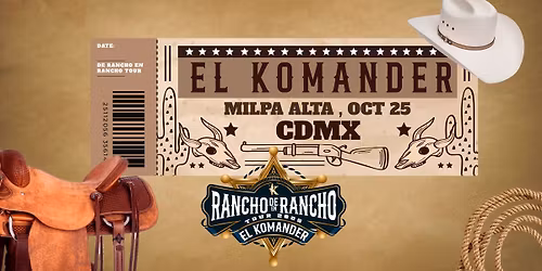 El Komander en La Feria Nacional del Mole, Milpa Alta, CDMX