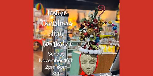 Festive Christmas Hat Workshop