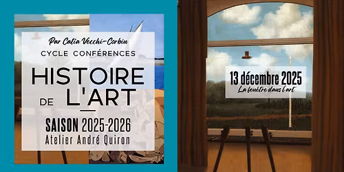 Conférences histoire de l’Art  SAISON 2025-2026 
