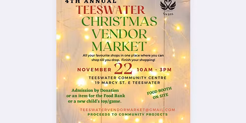 4th Annual Teeswater Christmas Vendor Market