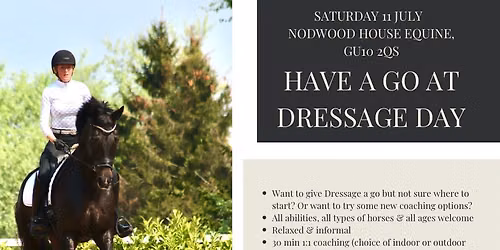 Have a go at Dressage Day 