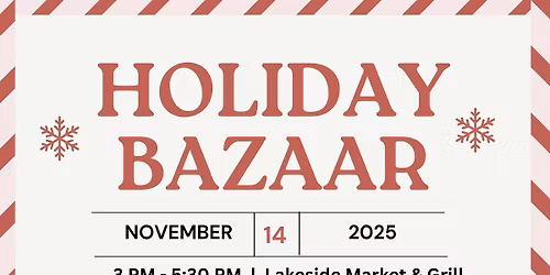 3rd Annual Holiday Bazaar