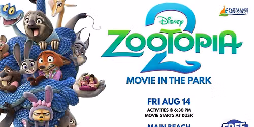 Zootopia 2 Movie in the Park & Baskin Robbins Ice Cream Eating Contest