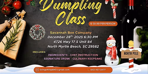 Christmas Dumpling Class