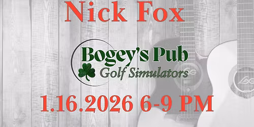 Nick Fox live at Bogey's Pub
