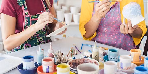 Paint your own pottery, fun activity with family and friends