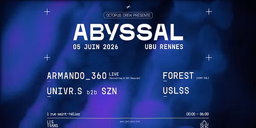 ABYSSAL w\/ FOREST, ARMANDO_360, USLSS, UNIVR.S b2b SZN
