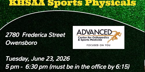 Free Sports Physicals!