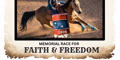 Charlie Kirk memorial barrel race,  race for Faith and Freedom 