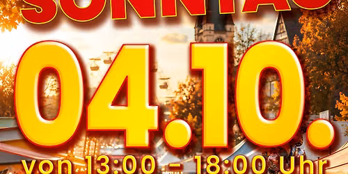 Verkaufsoffener Sonntag mit Herbstjahrmarkt