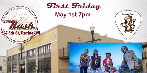 Monkey's Uncle Rocking 1st Friday @ the Nash