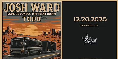 Josh Ward is coming back to Terrell, TX!!!