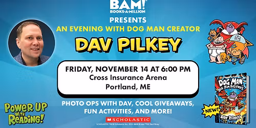 Books-A-Million Presents: An Evening with Dog Man Creator Dav Pilkey