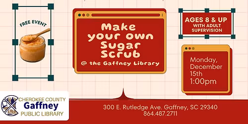 12 Days of Crafts Day 7: Make Your Own Sugar Scrub (Ages 8 & Up)