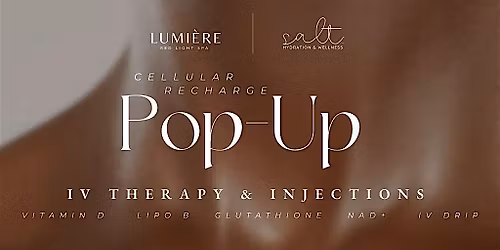 IV Therapy & Injection Cellular Recharge Pop-Up