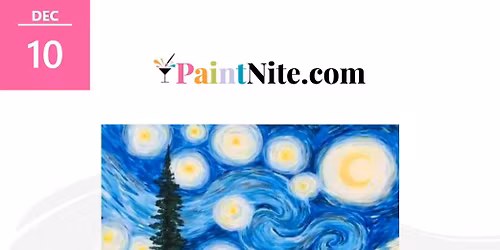 Starry mountain night