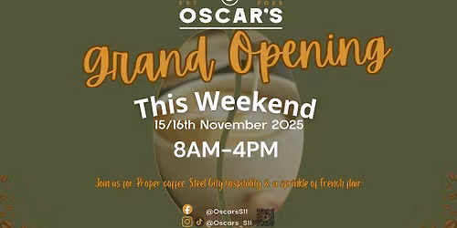 Oscar's Bistro - Grand Opening Weekend! 