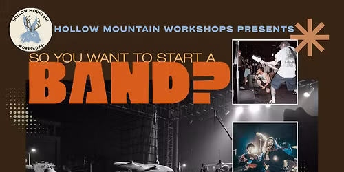 So you want to start a band? Workshop for Kids & Teens 