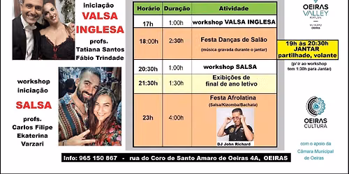 Festa Julho: Salsa/Bachata/Kizomba e 10 Danças de Salão — Aerlis - Associação Empresarial da Região de Lisboa