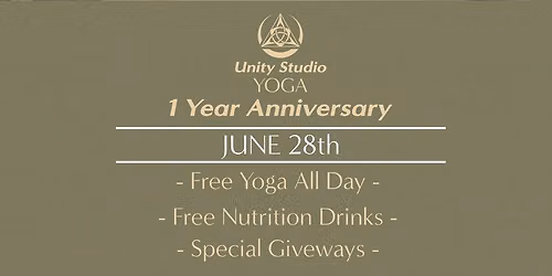 Unity Studio One-Year Anniversary