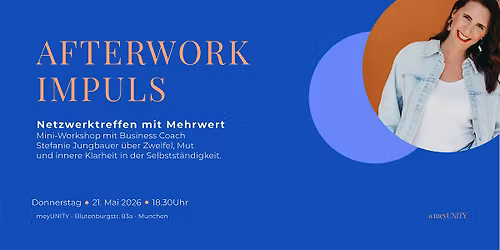 Afterwork Netzwerkimpuls: Selbstbewusst selbstst\u00e4ndig