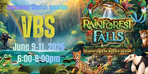 \ud83c\udf34\ud83d\udc12 Rainforest Falls VBS 2026 \ud83c\udf3a\ud83c\udf3f