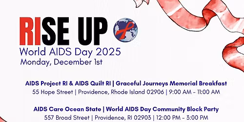 RIse Up World AIDS Day 2025 Events