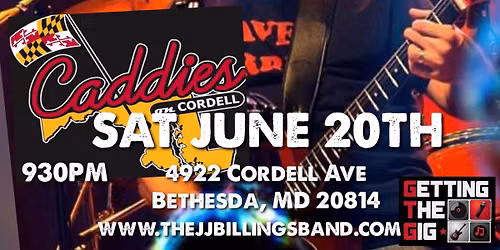 JJ Billings at Caddies on Cordell! 