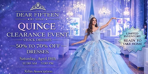 Quincea\u00f1era Clearance Event | Up to 70% Off Dresses \u2728