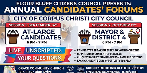 General meeting-Election Forums for Candidates 