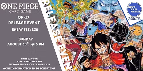 ONE PIECE Card Game \u2013 OP-17 Release Event 