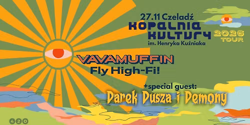 Vavamuffin | Darek Dusza i Demony | Kopalnia Kultury, Czelad\u017a | 27 listopada 2026|