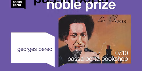 9th Passa Porta Noble Prize 2026: Georges Perec