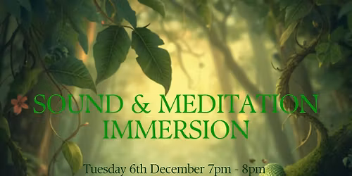 Meditation & Sound Immersion